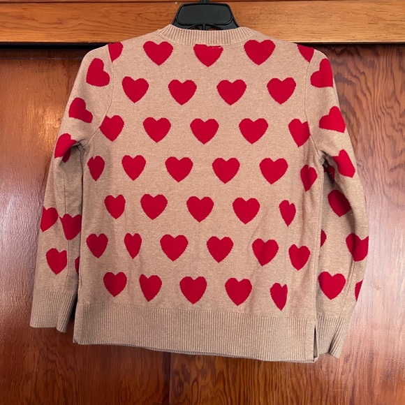 Character Club Heart Sweater SZ L - Picture 7 of 8